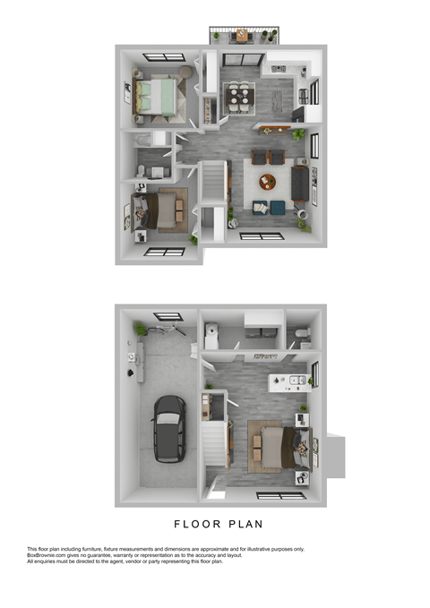 Floor plan for 3 beds, 1.5 baths, 1175 sqft
